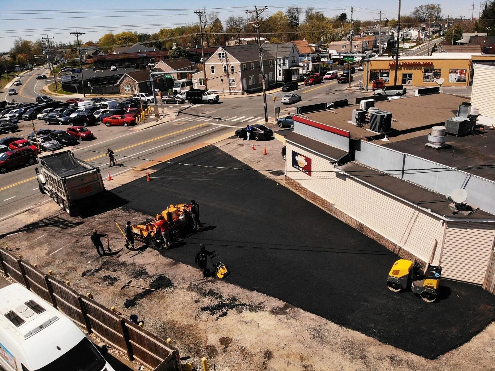 Commercial construction project